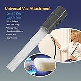 2018 Upgraded Universal Dust Brush Cleaner Vacuum Attachment,Fit for Air Vents Keyboards Drawers Car Tools Crafts Jewelry Plants