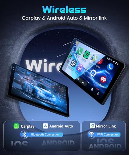 4G+128G Android Car Radio for IVECO Daily 2014-2021 9'' Screen in-Cell Stereo with Carplay Wireless Android Auto Mirror Link GPS Navi Bluetooth WiFi FM/RDS/EQ Controls Del Flying Camera Reversing