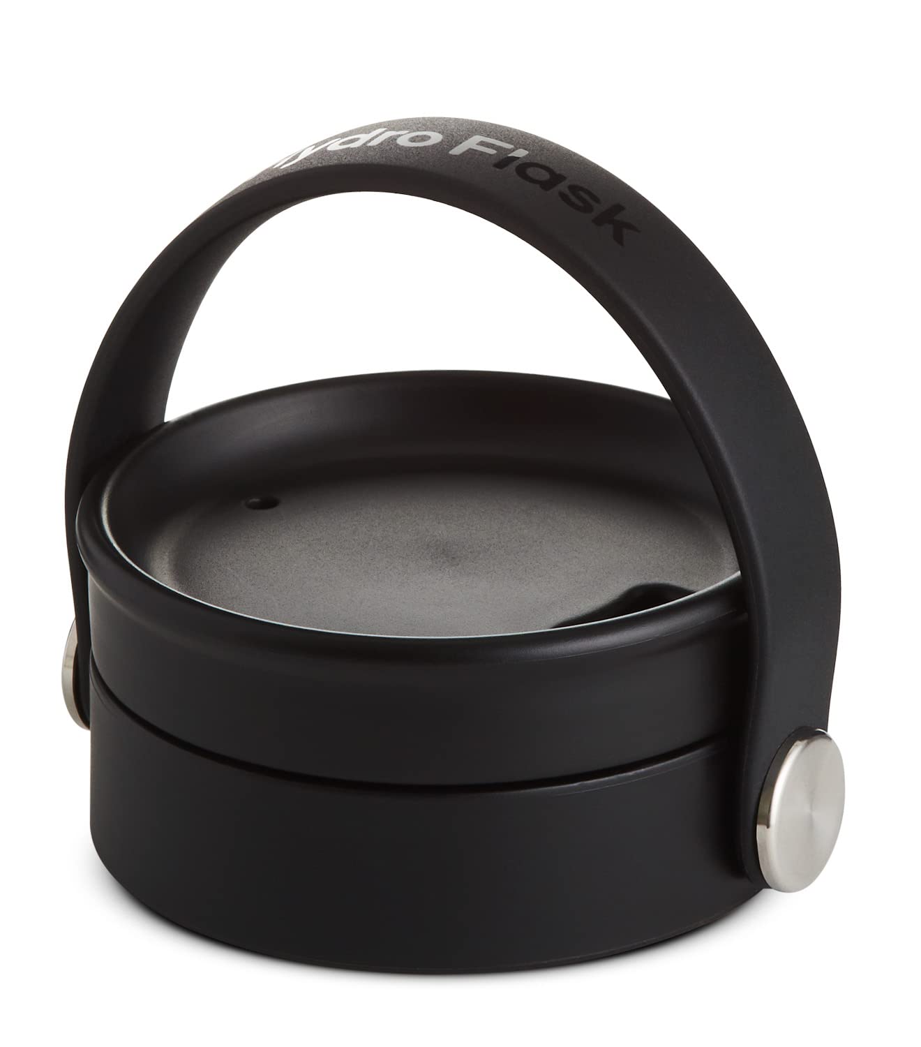 Hydro Flask - Flex Sip Lid for Wide Mouth - Leakproof - Honeycomb Insulated Lid with Flex Strap for Easy Carrying - Dishwasher Safe - Black