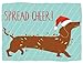 Dachshund Spread Cheer Holiday Embellished Notecards