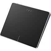 ProtoArc T1 Plus Bluetooth Trackpad for Win 11/10, Grey Black | Large 6.4" touch surface, supports 3-device switching via Bluetooth. No USB receiver needed. Rechargeable and Multi-Gesture.