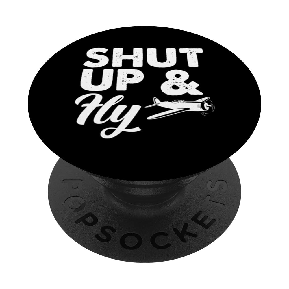 Fly Aircraft Plane Pilot In Training Pilot PopSockets Swappable PopGrip