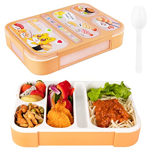 Bento Box Lunch Boxes for Kids Girls Boys Toddlers, Durable Leakproof