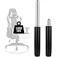 DAJAVE 2 Pack 5.5 Inch Office Chair Cylinder Replacement, Office Chair Gas Lift Cylinder, Hydraulic Pneumatic Shock Piston Heavy Duty(1000lbs) Universal Size Fits Most Executive Chairs