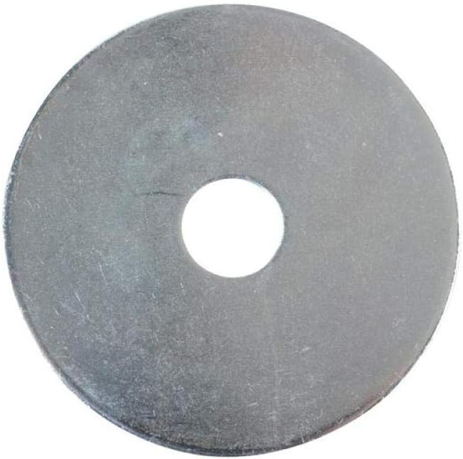 ForgePack Flat Mudguard Washers, Silver, M10 x 50mm
