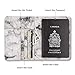kandouren RFID Blocking Passport Holder Cover Case,Black Marble passport wallet for Men & Boy,best gifts for travelers,credit card and ID holder wallets,travel accessories