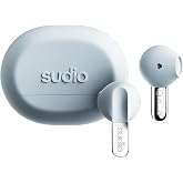 Sudio N3 True Wireless Bluetooth On-Ear Earbuds &ndash; High-Definition Sound, 30-Hour Playtime, Clear Calls, Sweat &amp; Splash Resistant, Eco-Friendly Recycled Plastics (Blue)