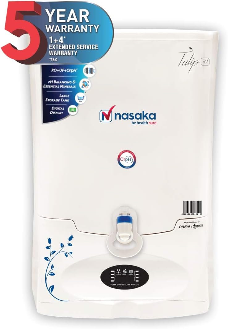 Nasaka TULIP S2 RO+UV LED DISPLAY - 8 Litres