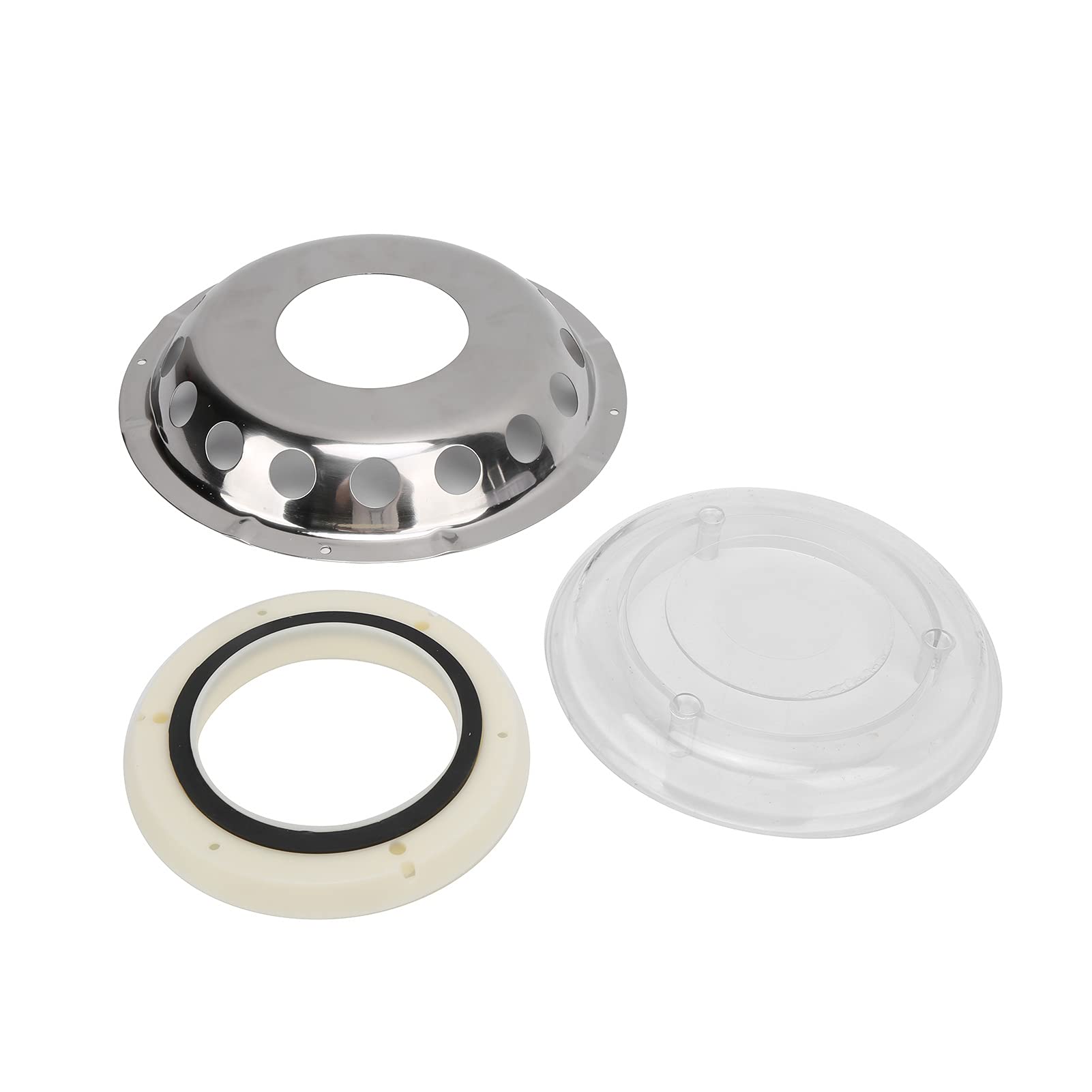 Boat Vents, Round Marine Air Vents Stainless Steel Boat Deck Air Vent Grille Cover Circular Ventilation Window Marine Hardware Assembly for Yacht Boat