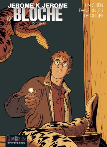 Un  chien dans un jeu de quilles