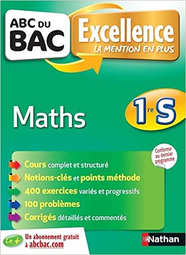 Abc Du Bac Excellence Maths 1re S Amazon Fr Chassard Gerard Lixi Christian Livres