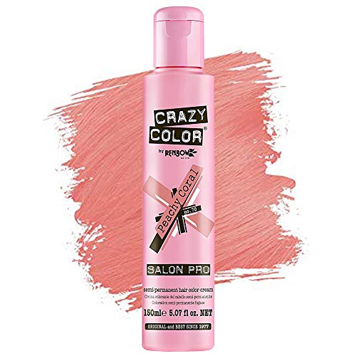 Crazy Color Hair Dye Vegan and CrueltyFree Semi Permanent Hair Color Temporary Dye for Pre