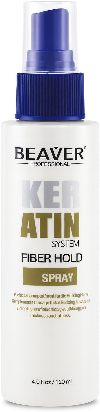 Beaver Professional Fibers Hold Spray 4.0 Fl Oz Hair Thickening Styling