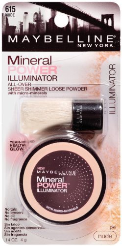 Maybelline Mineral Power Illuminator, Nude 615 (2 Pack)