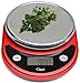 Ozeri Pronto Digital Multifunction Kitchen and Food Scale, Black on Red