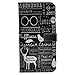 Magic Spells Alohomora Riddikulus Quotes Slim Wallet Card Flip Stand Leather Pouch Case Cover for Apple iPhone 6 6S