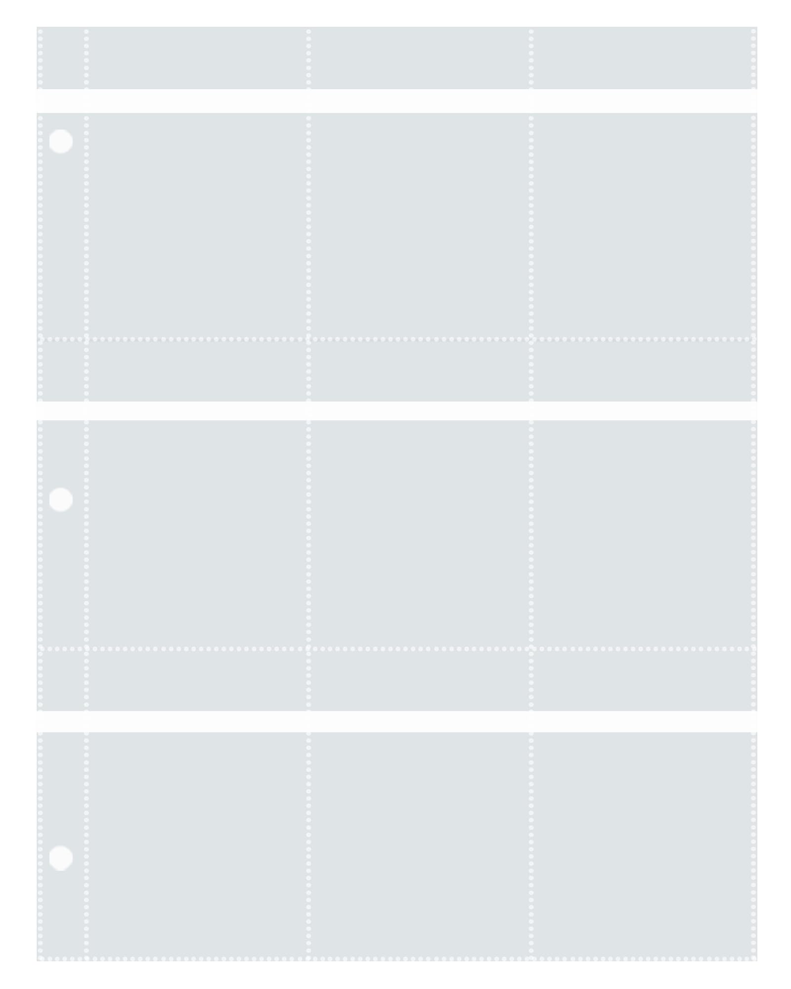 Photo 1 of 17Dec Refill Pages for the Jewelry Storage Book,Small-grid,Double-sided 9-grid,10 sheets,Jewelry Binder Refill Pages