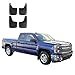 Custom Molded 4 Mud Guards 2014 2015 2016 2017 2018 Chevy Silverado Mud Flaps with hardware (Only Silverado, no Sierra) Splash Guards