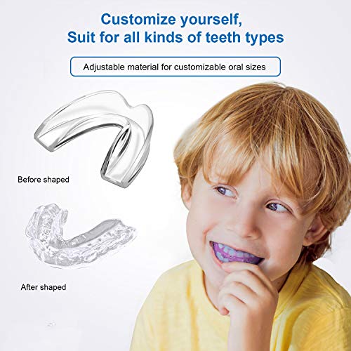 Kids Mouth Guard for Grinding Teeth, Pack of 4 Night sleep Teeth Guards