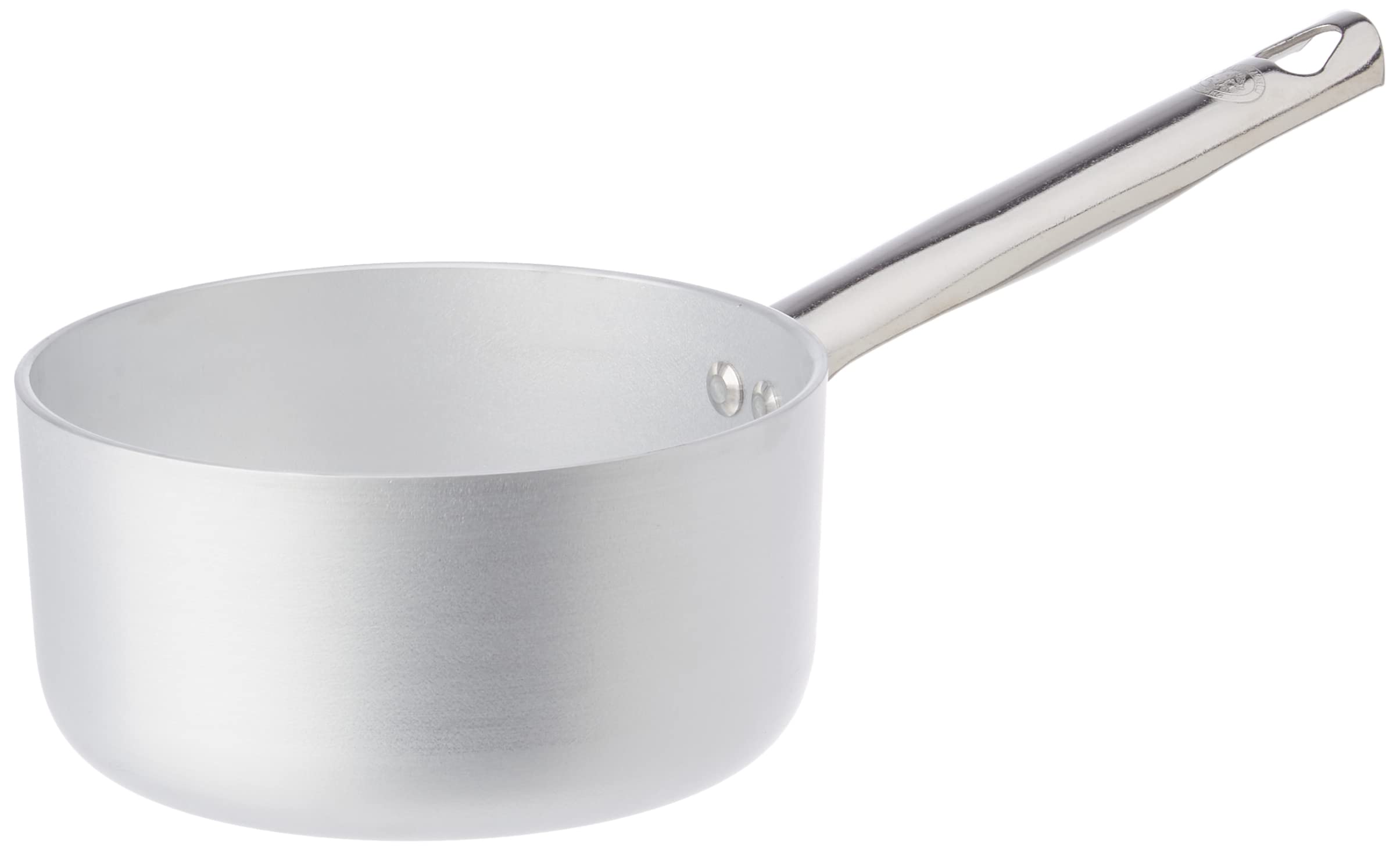Pentole Agnelli ALMA10516 Professional Aluminum Pans 3 mm, High Casserole with Handle, 1.7 L