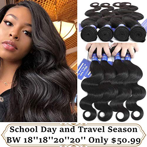 Bfary Hair Peruvian Body Wave Virgin Human Hair 4 Bundles