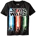 STAR WARS Boys 8-20 Saber Rise, Black, Large