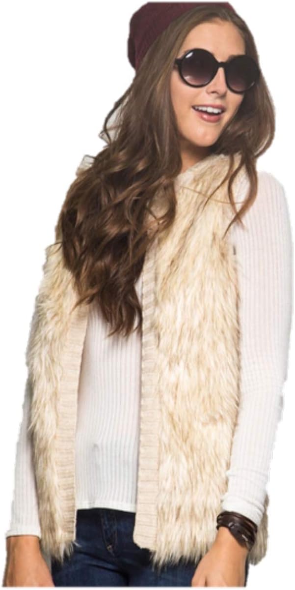 faux fur vest