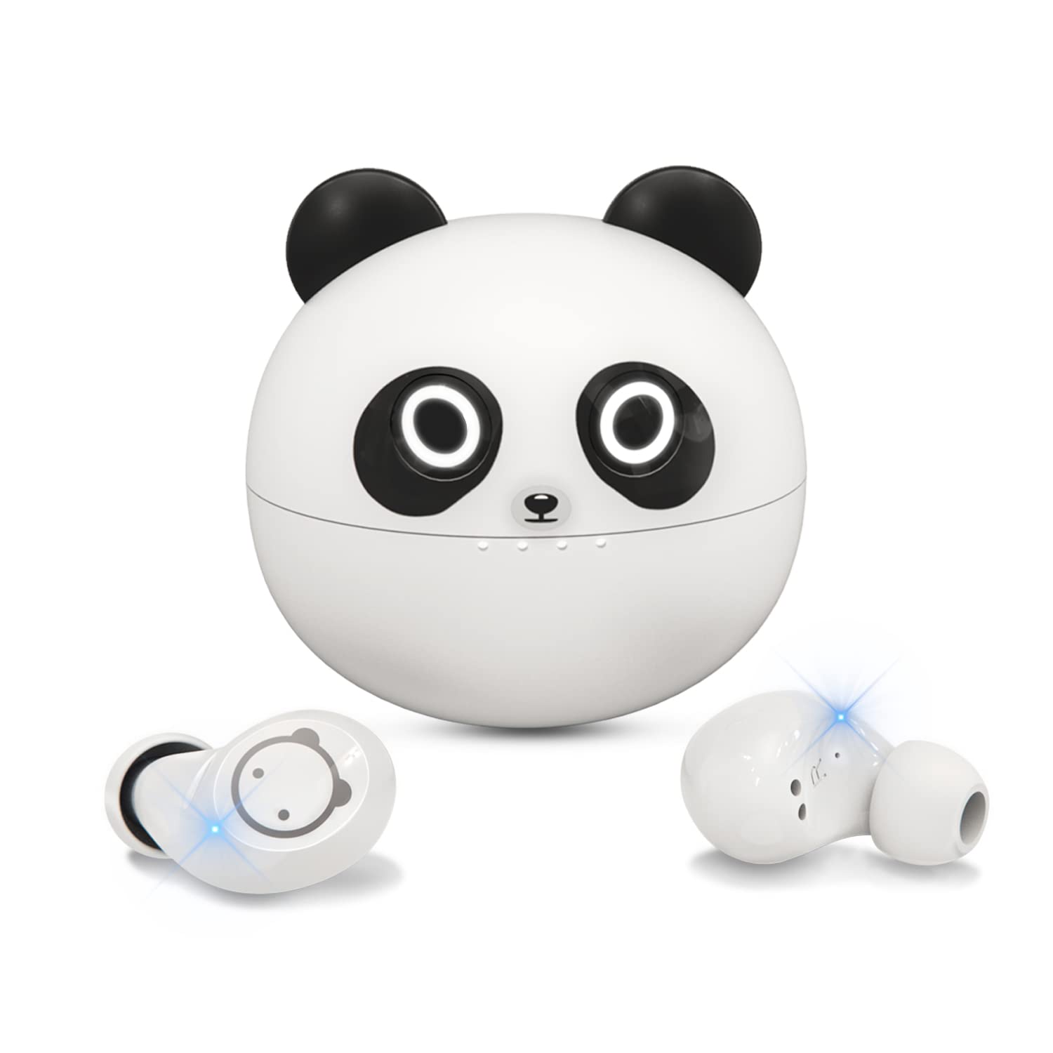 Instiwitt Kids Wireless Earbuds, Smart Touch Wireless Headphones with Mic Cartoon Charging Case, Bluetooth 5.3, IPX5 Waterproof, 36 Hours Playtime, In-Ear Kids Headphones for Small Ear Canals