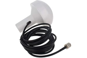 Othmro GPS Boat Antenna Compatible with Beidou BNC Male External Navigation Receiver 3 Meter Wire 1pcs