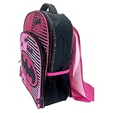 DC Comics Batgirl Backpack with Detachable Cape (Superhero Girls School Supplies)
