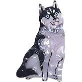 Husky Dog Hair Clip,Acetate Claw Clip for Women,Women Hair Accessories