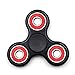 Yeahbeer Hand Fidget Spinner Toy Stress Reducer and Perfect For ADD, ADHD ,Finger Toy fidget work Ultra Fast Bearings (black+ red sliver)