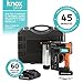 Knox Cordless Nail and Staple Gun - 18 Gauge Brad Nailer and Stapler Combo with 2 Heavy 18V Rechargeable Batteries and Case - Single or Contact Firing