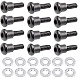 Hobbypark Shoulder Screws 3x12mm with Washers 3x6x0.5 for Traxxas Ultra Shocks,Replacement of Part 3642 (Set of 12)