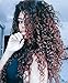 RunM Long Curly Lace Front Wigs For Black Women Ombre Brown Glueless Heat Resistant Synthetic Lace Front Wig Curly