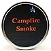 Campfire Smoke - Container Candle, 6 oz - Made with Beeswax, Coconut and Soy - Black Tin Candle - Handmade in The USA - Candeo Candle