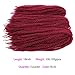 18 Inch Marley Braiding Hair Synthetic Afro Kinky Marley Hair for Twists 3 Packs Marley Twist Braiding Hair Extensions Soft And Fluffy (#BUG)