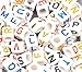 Rockin Beads 450 Mixed Color/White Acrylic Alphabet Letter