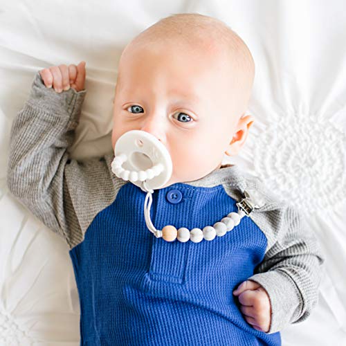 Ryan and Rose Pacifier Clip Made by Moms in The USA (Charley