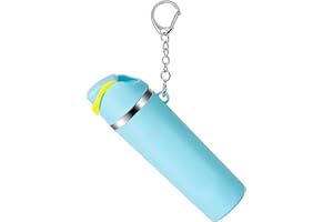 ERTUNA Mini Trendy Bottle Keychain Accessories Compatible with Owala Water Cute Tumbler Cup Chapstick Lip Balm Holder Charms