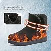 AOMAIS-Womens-Winter-Snow-Boots-Warm-Ankle-Booties-Short-Boots-with-Buckle-Brown-Black