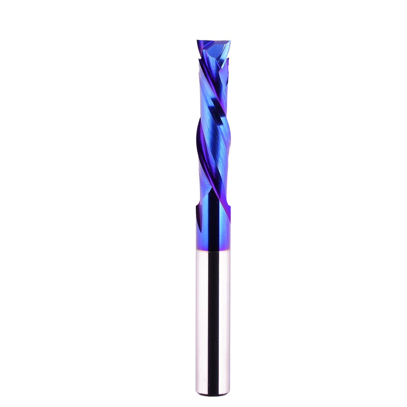 Jiiolioa F2132 CNC Router Bits Up&Down Cut Solid Carbide Compression End Mill 1/4" Shank for Side milling, end milling, Finish Machining