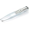 Sensica Lumi Tweezers – Precision Tweezers with Light for Men and Women. Slant tip with Point for a Professional tweezing Exp