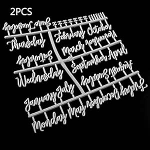 Download Amazon.com : Clips Characters for Felt Letter Board Month Week Letters for Changeable Letter ...