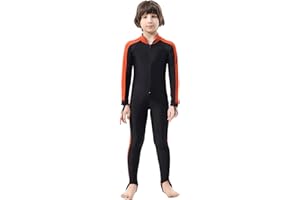 Labelar Kids Sunsuit Long Sleeve Swimwear One-Piece Bodysuit Swimsuit