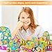PerkyPack 95 Pcs Magnetic Blocks, Magnetic Tiles Building Blocks Set for Boys Girls Preschool Educational Construction Kit Magnet Stacking Toys for Kids Toddlers