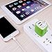 USB Charging Block, 3.1A 3 Ports USB Wall Charger Adapter Fast Charging Plug Cube for iPhone, iPad Pro Air Mini, LG, Samsung Galaxy Cell Phone Box Base USB AC Power Adapter Cargador Carro Brick Plug