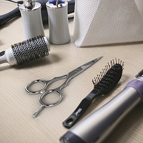 Equinox Barber & Salon Styling Series - Barber Hair Cutting Scissors/Shears - 6.5" Overall Length - Detachable Finger Rest - High Quality Stainless Steel