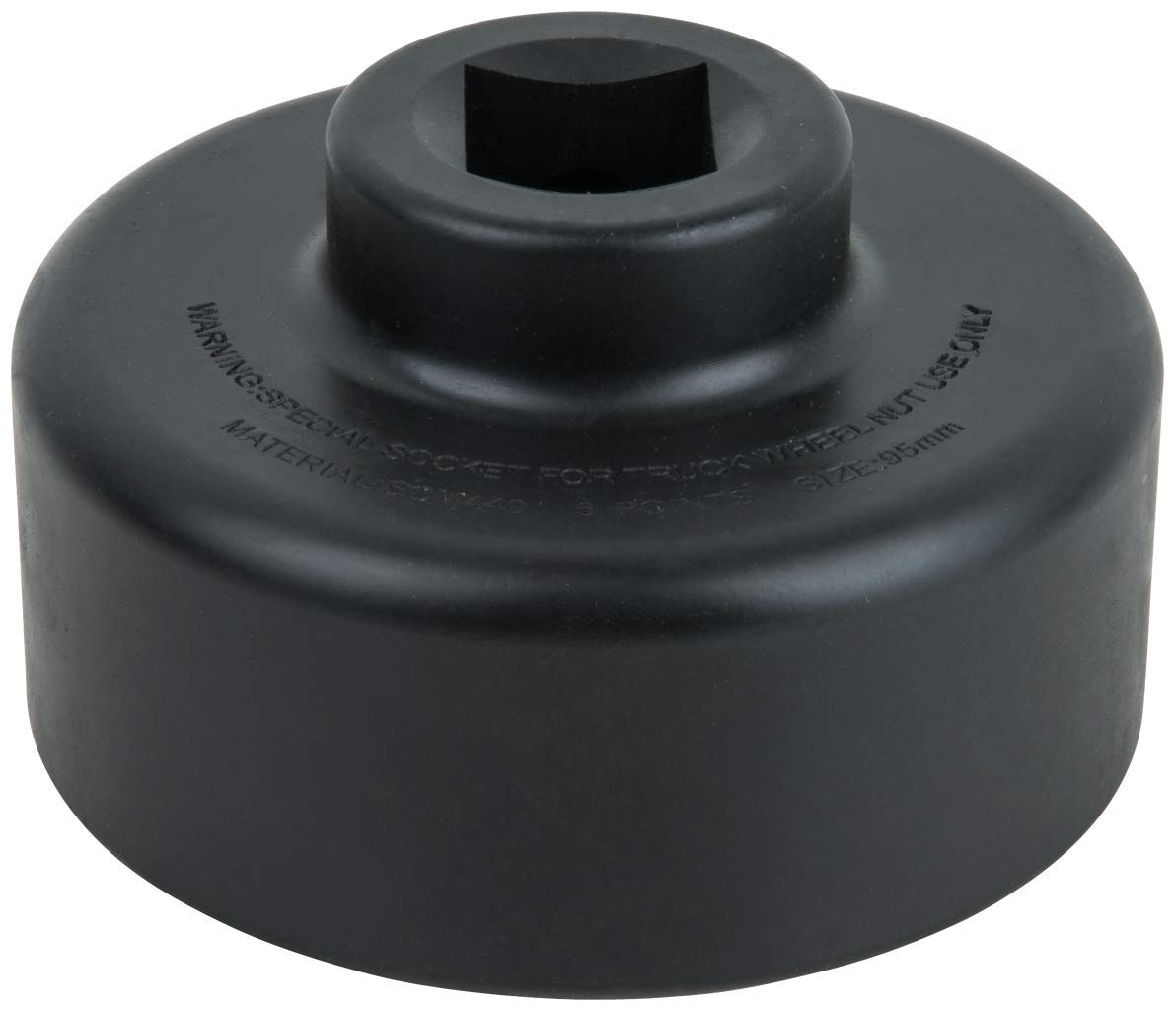 KS Tools 460.0235 1 Inch Axle Nut Wrench, Hexagonal, Short, 95 mm