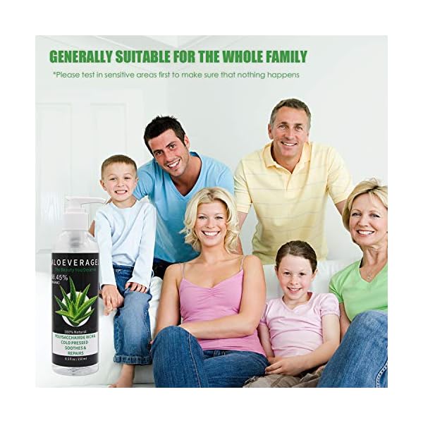 Aloe-Vera-Gel-Pure-Organic-Aloe-Vera-Soothing-Gel-with-Hyaluronic-Acid-for-Face-Body-Hair-Facial-Moisturizer-After-Sun-Body-Moisturisers250ml-85-fl-oz Aloe Vera Gel, Pure Organic Aloe Vera Soothing Gel with Hyaluronic Acid for Face, Body, Hair, Facial Moisturizer, After…